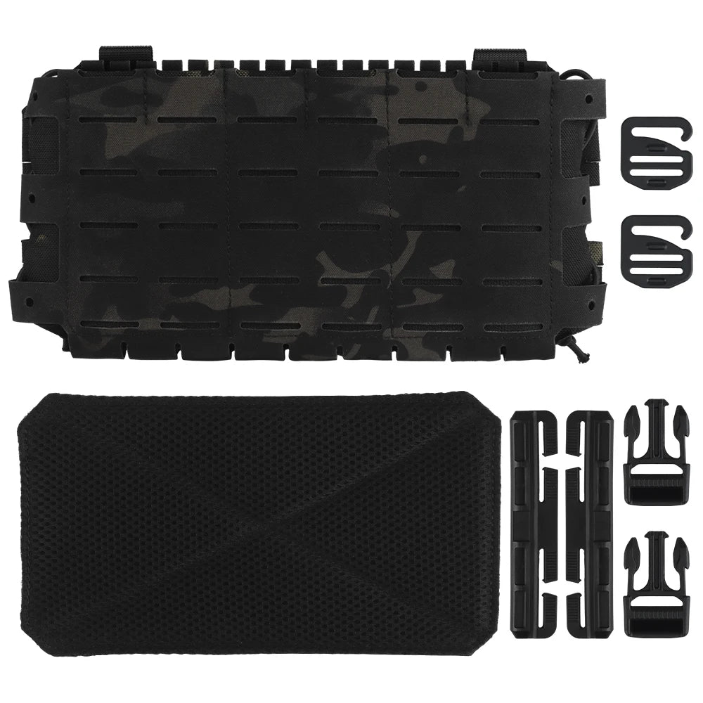 Tactical ARC Chest Rig V3 Shoulder Strap 5.56 Triple Mag Pouch with Bilateral Quick Release Slide Molle Platforms Hunting Vest