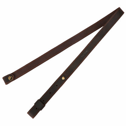Tourbon Dual Point Gun Strap Leather Belt Gun Slings Rifle Shoulder Strap with Swivels Hunting Gun Accessories 92cm