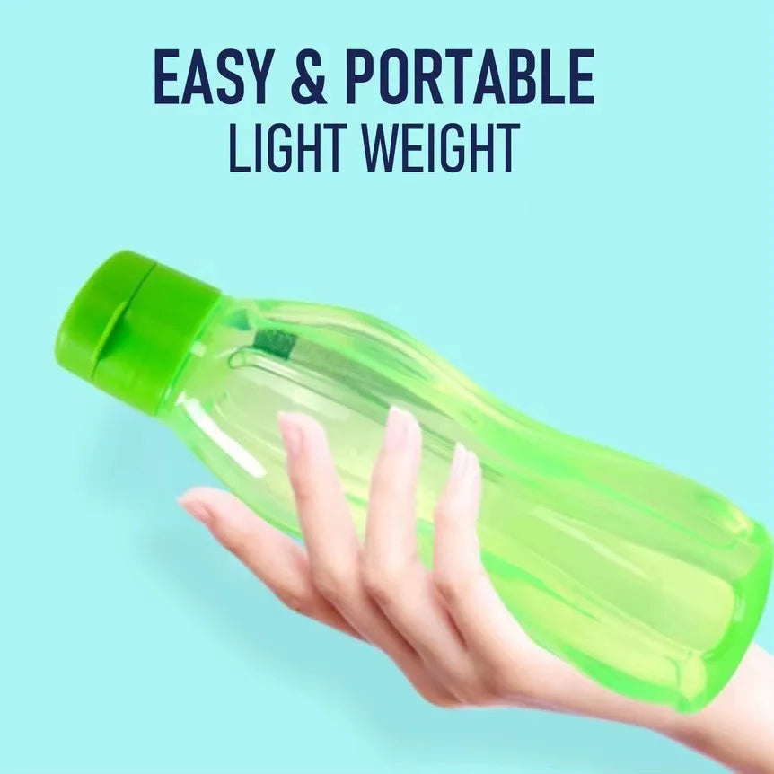 PP Sports Water Bottle Large Capacity Leak Proof Flip Top Drink Bottle with Handle Strap Outdoor Gym Water Drinking Bottle