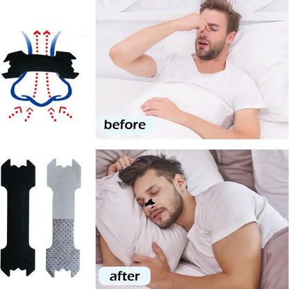 30/90/150PCS Enhanced Adhesion Sports Nasal Strips Breathable Comfortable Design Sleep Aid Non-Invasive Anti Snoring Nose Patch