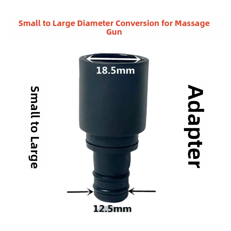 Universal 89mm Caliber Massage Head Accory for Fascia Gun Connect Rod Adapter Replacement Head Fitn Equipment Accory