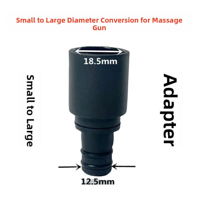 Universal 89mm Caliber Massage Head Accory for Fascia Gun Connect Rod Adapter Replacement Head Fitn Equipment Accory