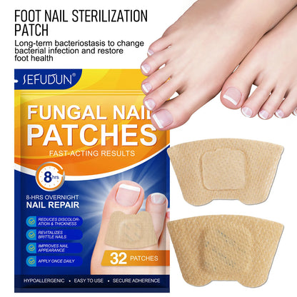 Toenail Fungus Treatment Extra Strength Patches Night-Time Treatment Improves Nail Appearance for Damaged Nails Foot Nails