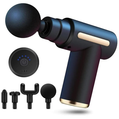 Mini Fascia Gun Deep Tissue Massage Gun Muscle Relaxation Massage Protable Body Massager Handheld Percussion Vibration Massager