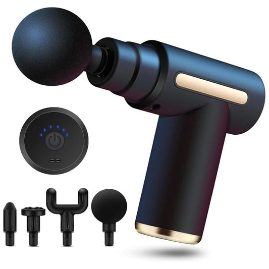 Mini Fascia Gun Deep Tissue Massage Gun Muscle Relaxation Massage Protable Body Massager Handheld Percussion Vibration Massager