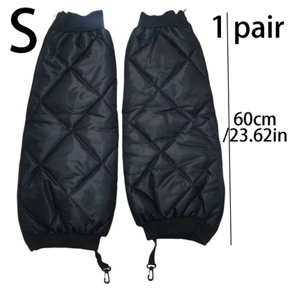 Warm, Waterproof Motorcycle Knee Pads & Leg Sleeves – Zippered Leg Warmers, Winter Thermal Knee Braces & Motorcycle Leg Guards