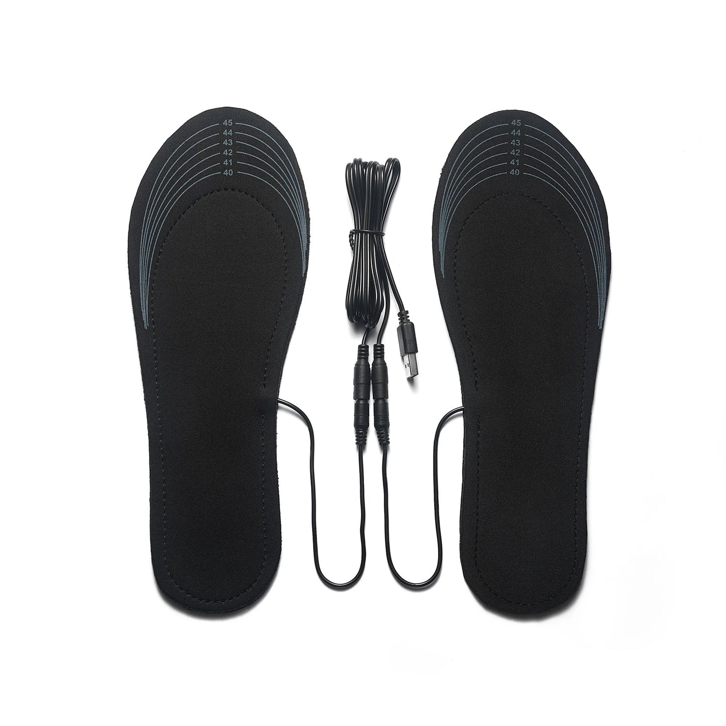 Winter Electric Heated Insoles USB Heating Feet Warmer Thermal Shoes Sock Pad Heated Insoles Washable Full Foot Fever Unisex