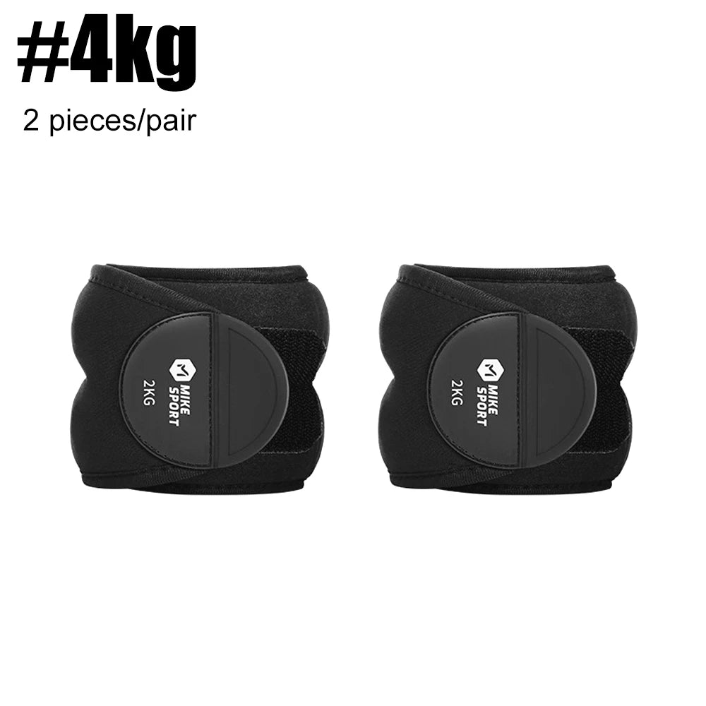 OZZOMM 1Pair Ankle/Wrist & Arm/Leg Weights, Adjustable Weight 1kg 2kg 3kg 4kg for Men & Women - Ideal for Gym,Running,Yoga,Sport
