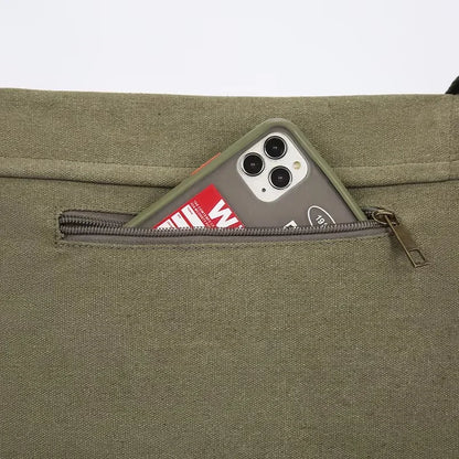 New Gothic Women's Shoulder Bags Multiple Pockets Canvas Crossbody Bag Shoulder Strap Adjustment Message Bag Daily Commuting