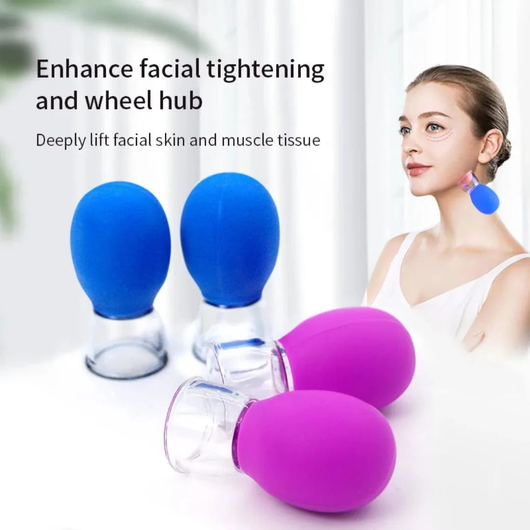 NEW Silicone Vacuum Cupping Jar Cellulite Massage For Face Acupuncture Hijama Suction Vacuum Tank Slimming Body Care Beauty Tool