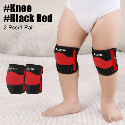 1Pair Baby Elbow Knee Pads for Crawling Adjustable Knee Pads Toddler Crawler Knee Elbow Protector for Infant Girl Boy Crawling