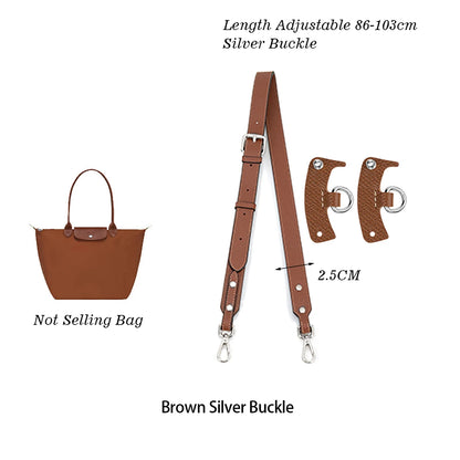 New Adjustable Purse Straps For Longchamp Replacement Crossbody Bags Handbag Wide Shoulder Strap Real Leather Adjustable