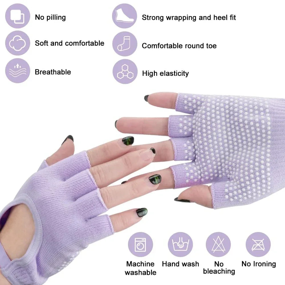 Breathable Cycling Gloves Women Fitness Gloves Gym Weightlifting Yoga Bodybuilding Training Non-slip Sports Half Finger Gloves