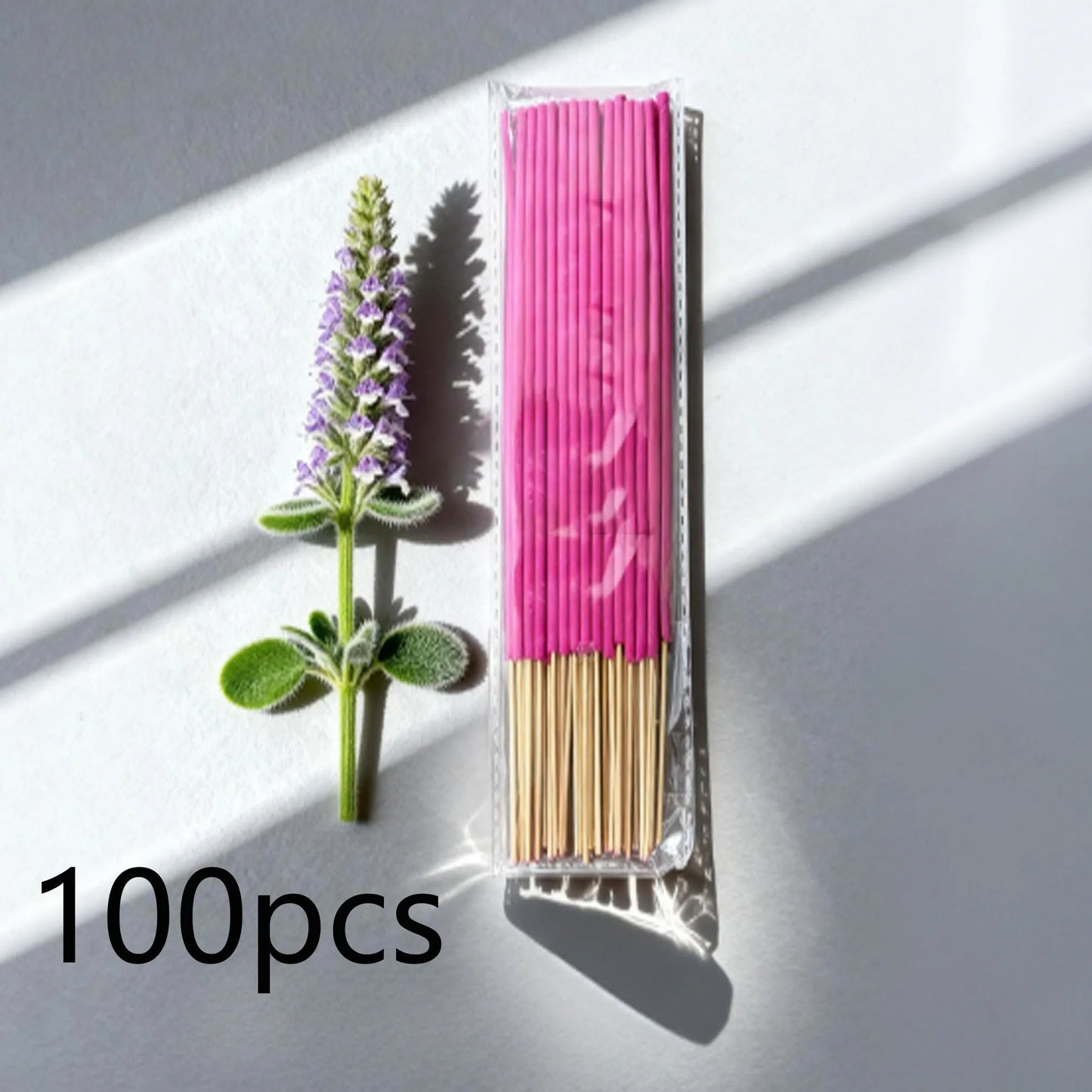 50/100/200/400/800 Pieces, Patchouli and Sandalwood Incense Sticks, Bamboo Stick Incense, Patchouli Scent for Odor Removal, Long-Lasting Fragrance, Suitable for Yoga and Meditation