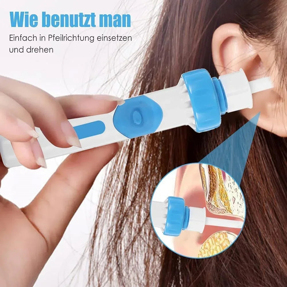 1pc Electric Earpick Earwax Tool for Children Adults Cleaning Earwax Cordless Safety Vibration Suction Spoon Ear Cleaner Earpick