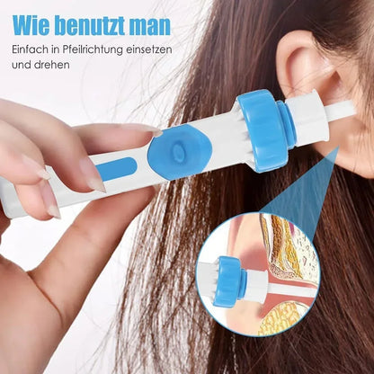 1pc Electric Earpick Earwax Tool for Children Adults Cleaning Earwax Cordless Safety Vibration Suction Spoon Ear Cleaner Earpick
