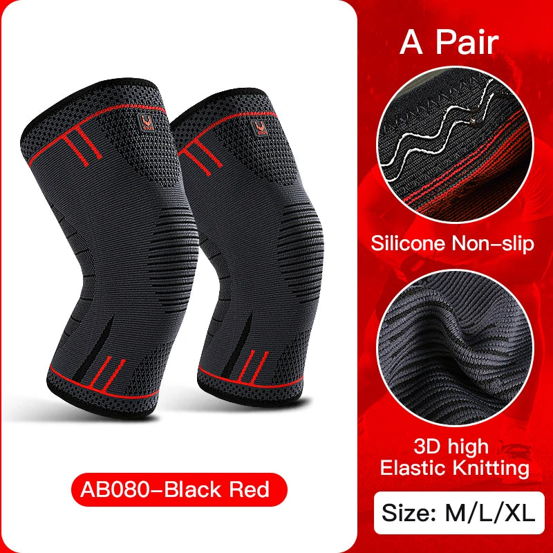 VILICO Sports Knee Pads, Non-Slip, Comfortable to Wear, Adjustable Tightness, Suitable for Men and Women for Outdoor Tennis