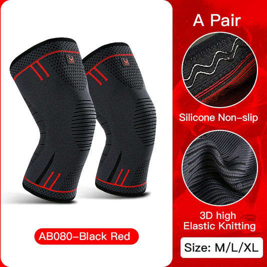 VILICO Sports Knee Pads, Non-Slip, Comfortable to Wear, Adjustable Tightness, Suitable for Men and Women for Outdoor Tennis