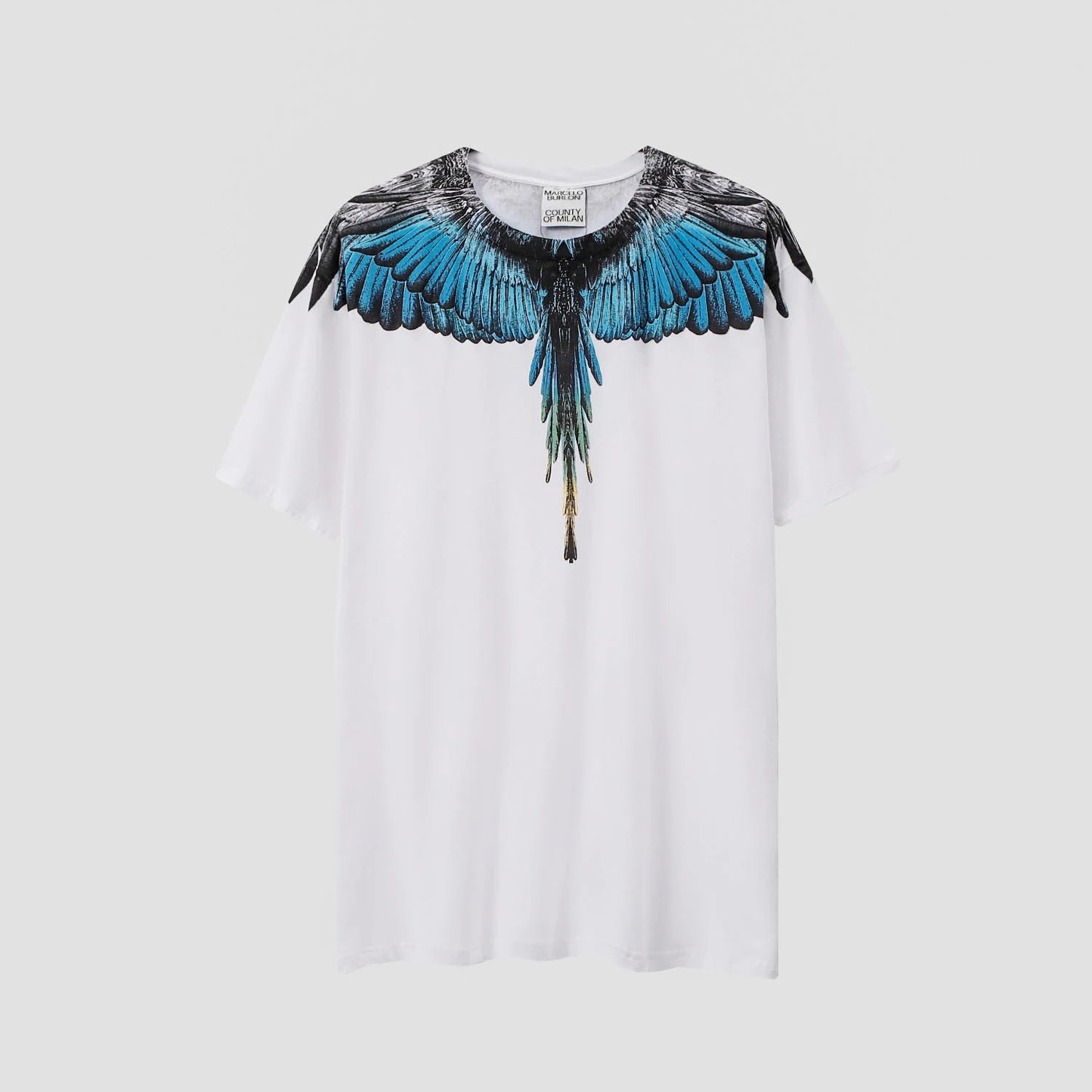 Men Women MB Brand Wings Print Marcelo Burlon Top Quality Short Sleeve T-Shirts Quick-Drying T-Shirt Sports Casual Y2K Street