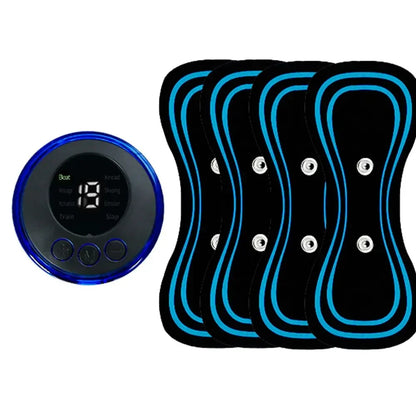 Electric Muscle Massager Set EMS Neck Massage Machine with8 Modes And 19 Strength Levels Portable Vibrating Treatment Instrument