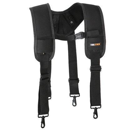 TOOLSTACK Construction Belt and Shoulder Strap Suit High-Quality Oxford Work Belt Adjustable Buckle Strong Working Belt & Strap