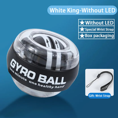 Power Wrist  Hand Ball Trainer Ball Wrist Strengthener Gyro Self-Starting Forearm Trainer Gyro Ball for Strengthening Muscles