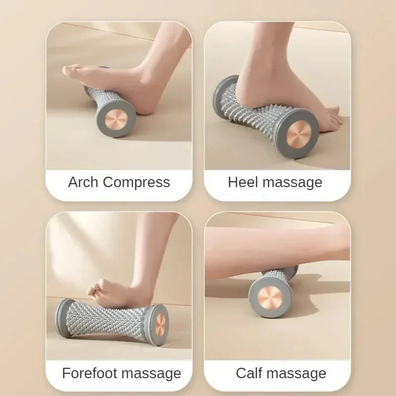 Foot Massage Roller Yoga Massage Ball Plantar Fascia Roller Muscle Relaxation Care Plastic Manual Foot Massager