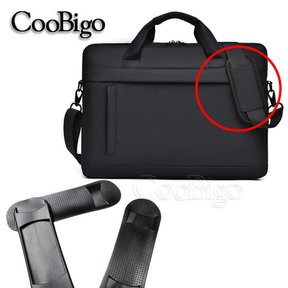 2pcs/Pack Shoulder Strap Pad Rubber Cushion Pads for Laptop Bag Backpack Straps Plastic Black Round Rim Nonslip