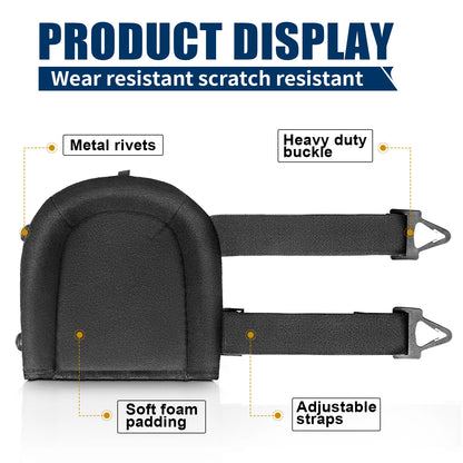 Knee Pads for Work - Heavy Duty Foam Padding Knee Pads with Strong Double Straps – Comfortable Knee Protection