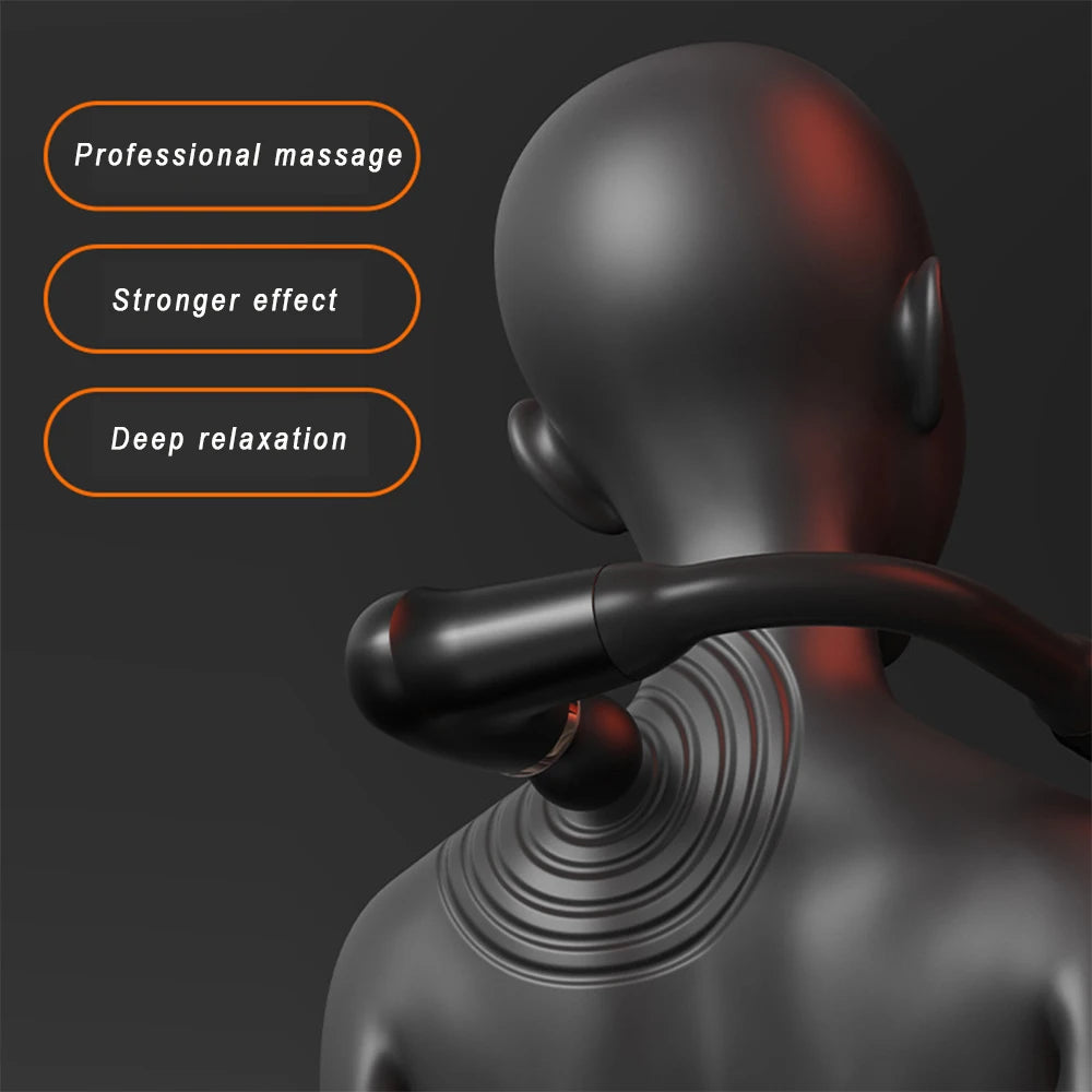 Fascia gun Handle Elbow 3 Modes  6 Gears Adjust Muscle Relaxation  Massage Percussion Hammer for Athletes