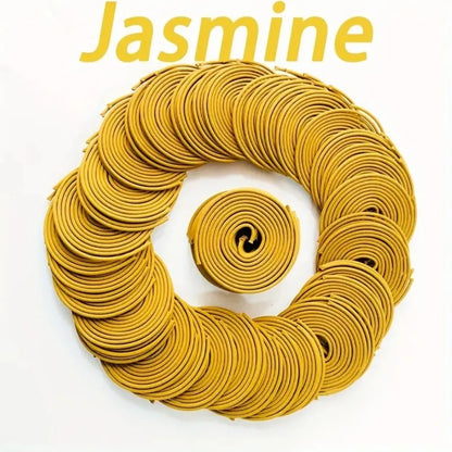 20/48/80pcs Jasmine spiral coil fragrance, suitable for home decoration, yoga, meditation, holiday gifts