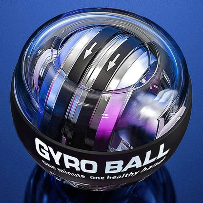 Power Wrist  Hand Ball Trainer Ball Wrist Strengthener Gyro Self-Starting Forearm Trainer Gyro Ball for Strengthening Muscles