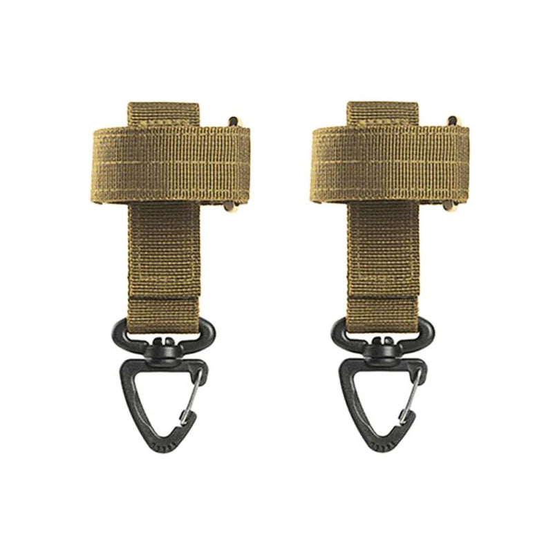 Multi-purpose Nylon Gloves Hook Work Gloves Safety Clip Outdoor Tactical Climbing Rope Camping Hanging Buck Outdoor Camping