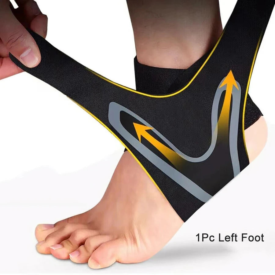 1 Pc Ankle Brace Support Compression Sleeve Breathable Running Foot Bandage Football Cycling Protective Wrap Sport Socks