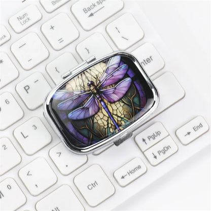 Travel Cases Lovely Colored Medicine Metal Jwelery Organizers Household Holder Iron Cabinet Small pill container