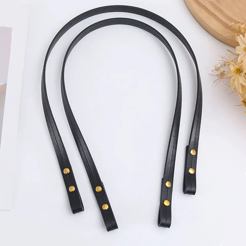Handmade DIY Bag Straps Premium PU Leather Handles with Customizable Length Detachable Shoulder Strap Kits for Handbag Making