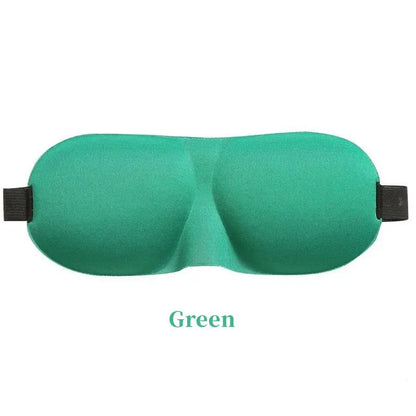 3D Smooth Natural Sleep Mask Fully Adjustable Shoulder Strap Unisex Essential for Travel Peaceful Sleep Blindfold Light Eyepatch