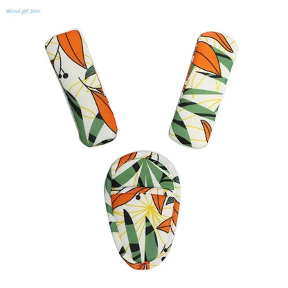 Universal Baby Car Belt Cushion Stroller Shoulder Strap Cover Protector Pad set