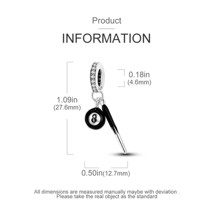 925 Sterling Silver Sports Series Charms Bead Yoga Boxing Dumbbells Badminton Pendants Fit Original Bracelet DIY Women Gift