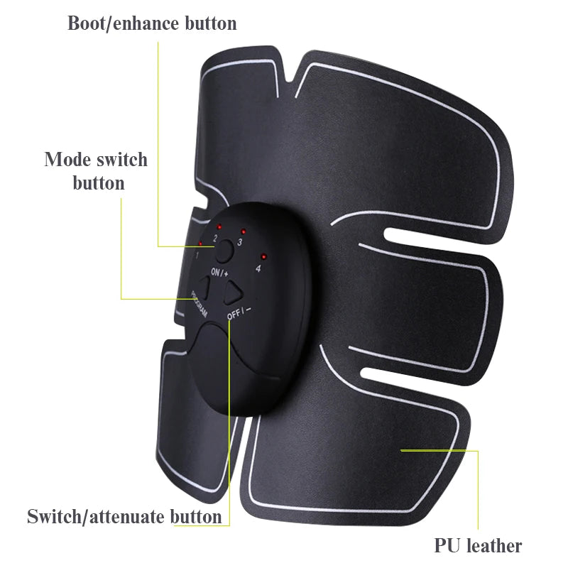 EMS Smart Hip Trainer Battery Muscle Stimulator Buttock Abdomen Pad Arm Leg Toner Fitness Body Shaper Unisex Workout Equiment