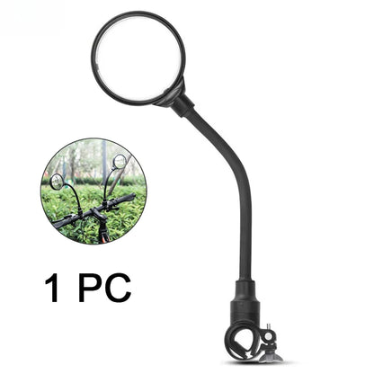 1/2PCS Bicycle Rearview Mirror 360 Degree Adjustable Rotatable Universal Cycling Handlebar Rear View Mirrors for MTB Road Bike