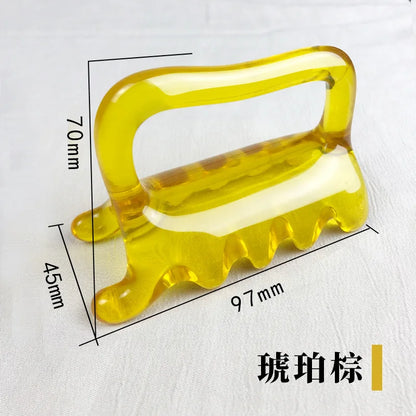 Large Fascia Massage Tool Cellulite Massager Tool for Cellulite Myofascial Release Neck Back Resin Trigger Point Massager