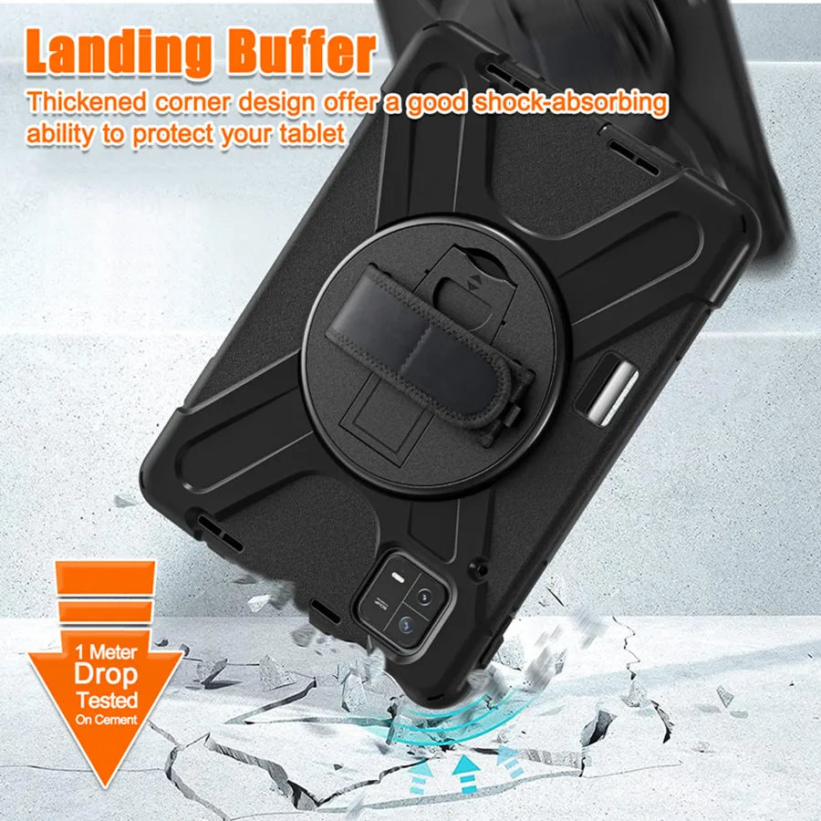 Case For Xiaomi Pad 6 5 Pro Case Shockproof Kids Protection Cover For Xiaomi Mi Pad 6 MiPad 6 Pro Case Kickstand Shoulder strapx