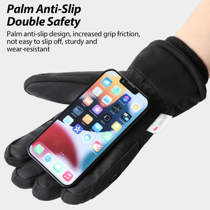 NEWBOLER Keep Warm Bicycle Gloves Full Finger Men Winter Autumn Windproof Cycling Glove Touch Screen MTB Road Bike Gloves