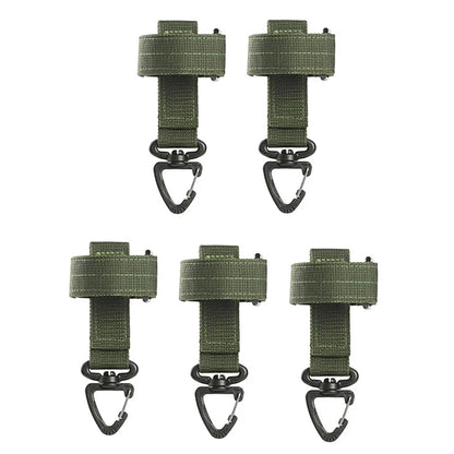 Multi-purpose Nylon Gloves Hook Work Gloves Safety Clip Outdoor Tactical Climbing Rope Camping Hanging Buck Outdoor Camping
