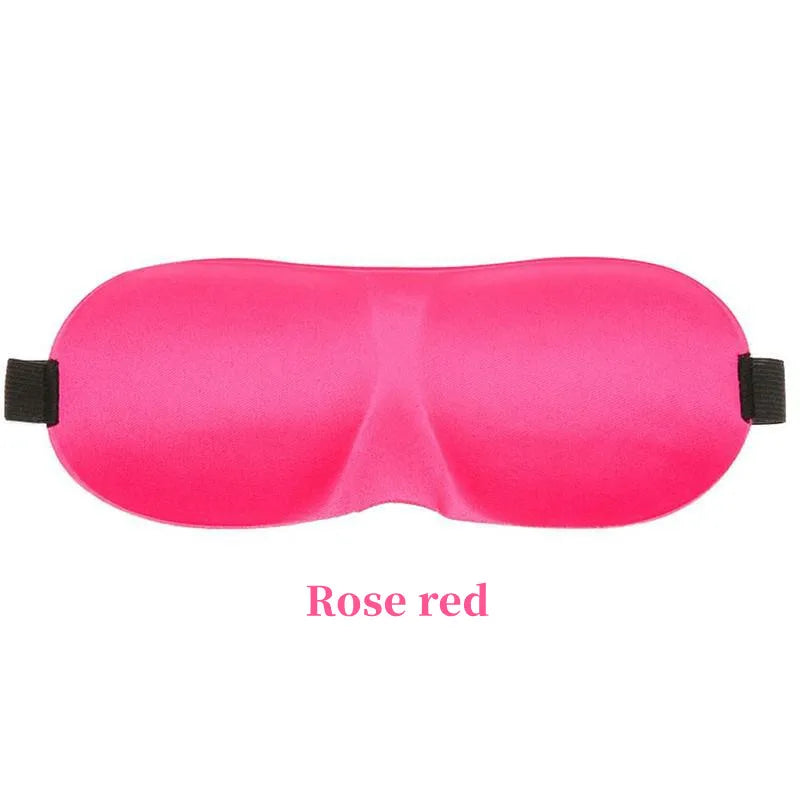 3D Smooth Natural Sleep Mask Fully Adjustable Shoulder Strap Unisex Essential for Travel Peaceful Sleep Blindfold Light Eyepatch