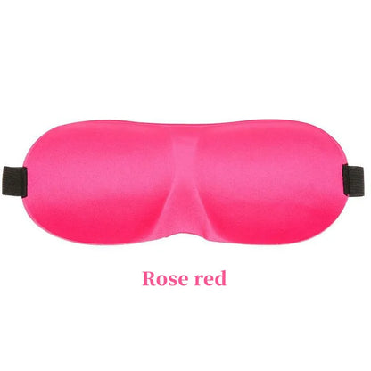 3D Smooth Natural Sleep Mask Fully Adjustable Shoulder Strap Unisex Essential for Travel Peaceful Sleep Blindfold Light Eyepatch