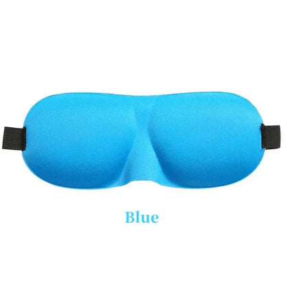 3D Smooth Natural Sleep Mask Fully Adjustable Shoulder Strap Unisex Essential for Travel Peaceful Sleep Blindfold Light Eyepatch