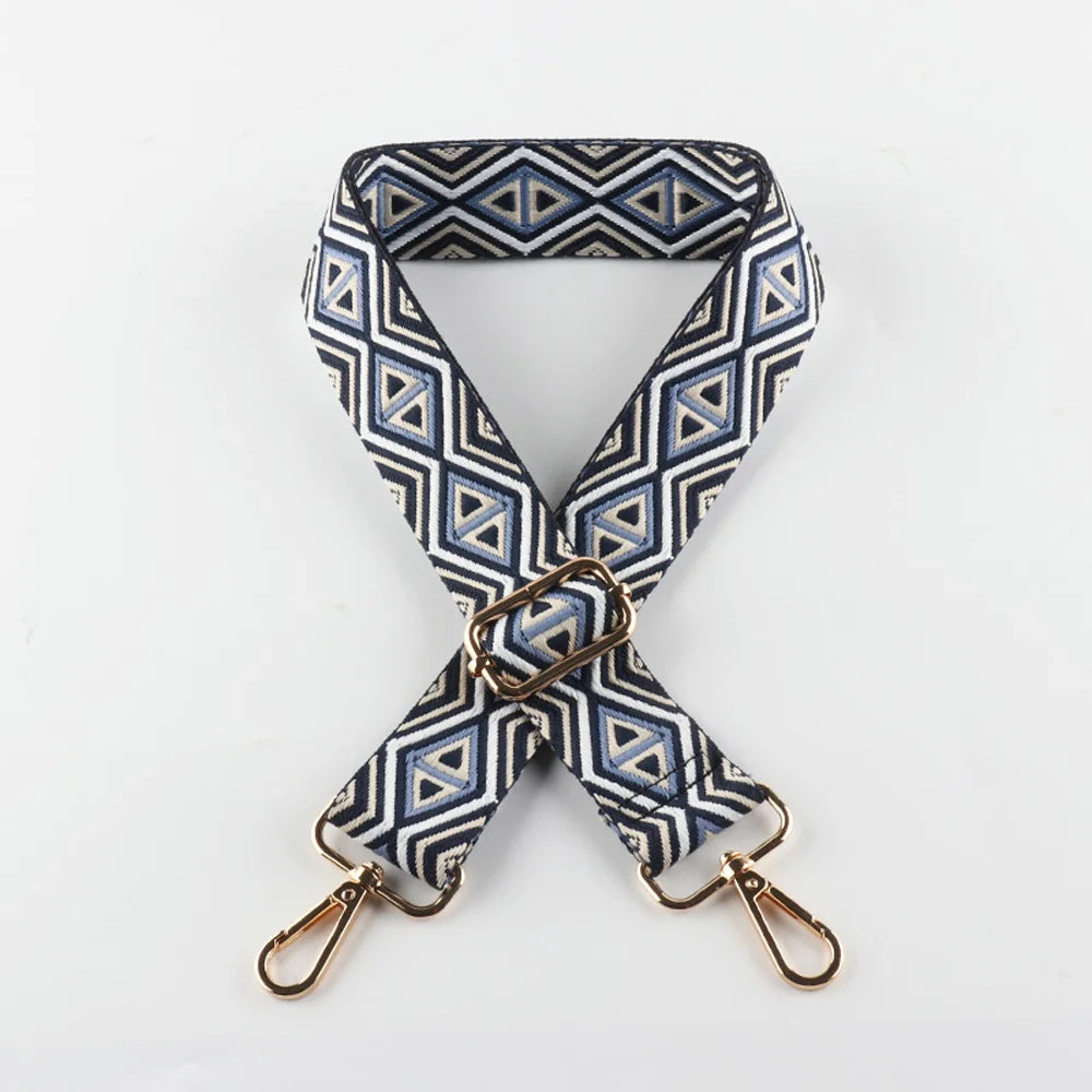Nylon Shoulder Strap Diy Exquisite Embroidery Universal Fashionable Durable Precision Woven Diagonal Shoulder Strap 3.8CM