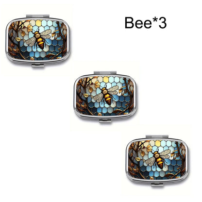 Travel Cases Lovely Colored Medicine Metal Jwelery Organizers Household Holder Iron Cabinet Small pill container